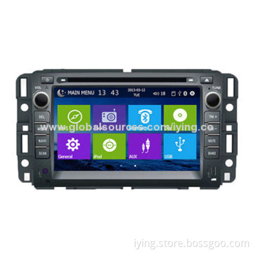 Car DVD Player for GMC, with GPS, DVD, Bluetooth and Radio, Win8 Interface